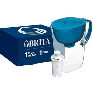 BRITA Large Water Filter Pitcher 10 Cup SmartLight + Standard Filter NEW